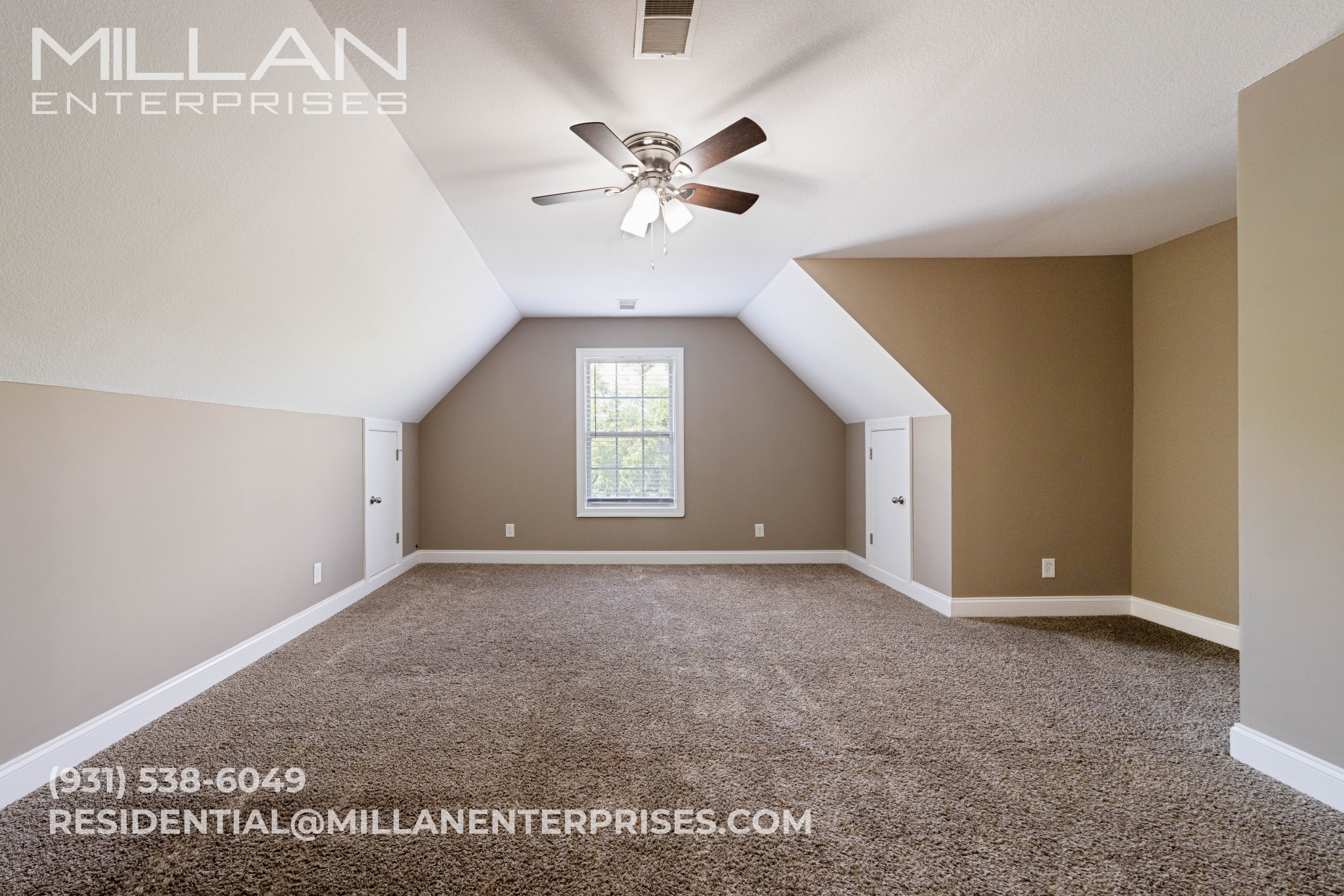 3564 Drake Road Adams, TN 37010 - Photo 23 of 26 a view of an empty room with window and chandelier fan