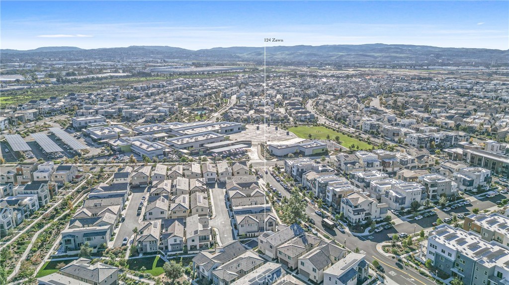 124 Zawn Irvine, CA 92618 - Photo 54 of 56 an aerial view of residential houses with outdoor space