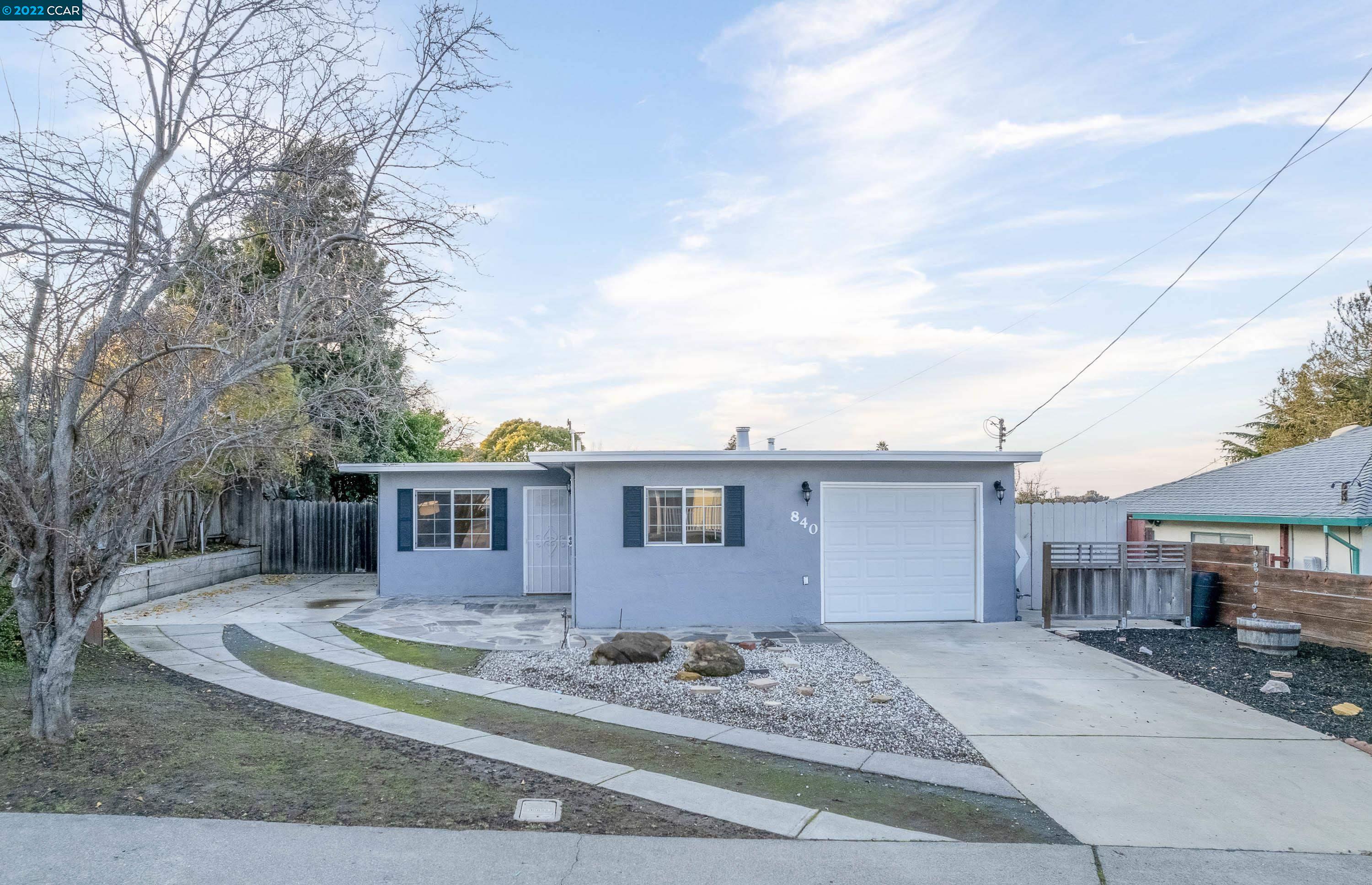 840 Patrick Drive Pinole, CA 94564 - Photo 1 of 1 a front view of a house with garden