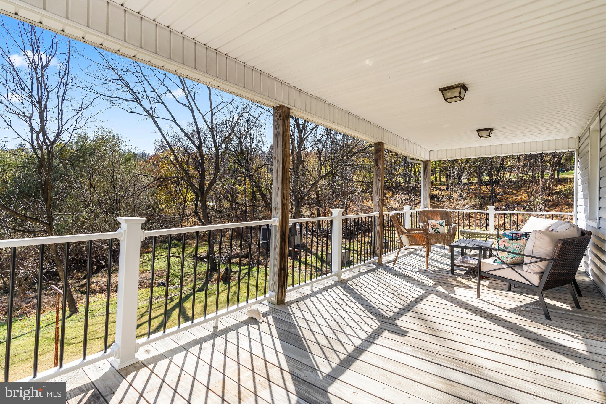 13608 Maryland Avenue Blue Ridge Summit, PA 17214 - Photo 24 of 80 Private back deck