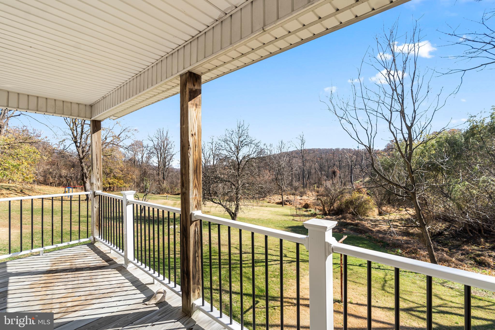 13608 Maryland Avenue Blue Ridge Summit, PA 17214 - Photo 25 of 80 a view of a street from a balcony