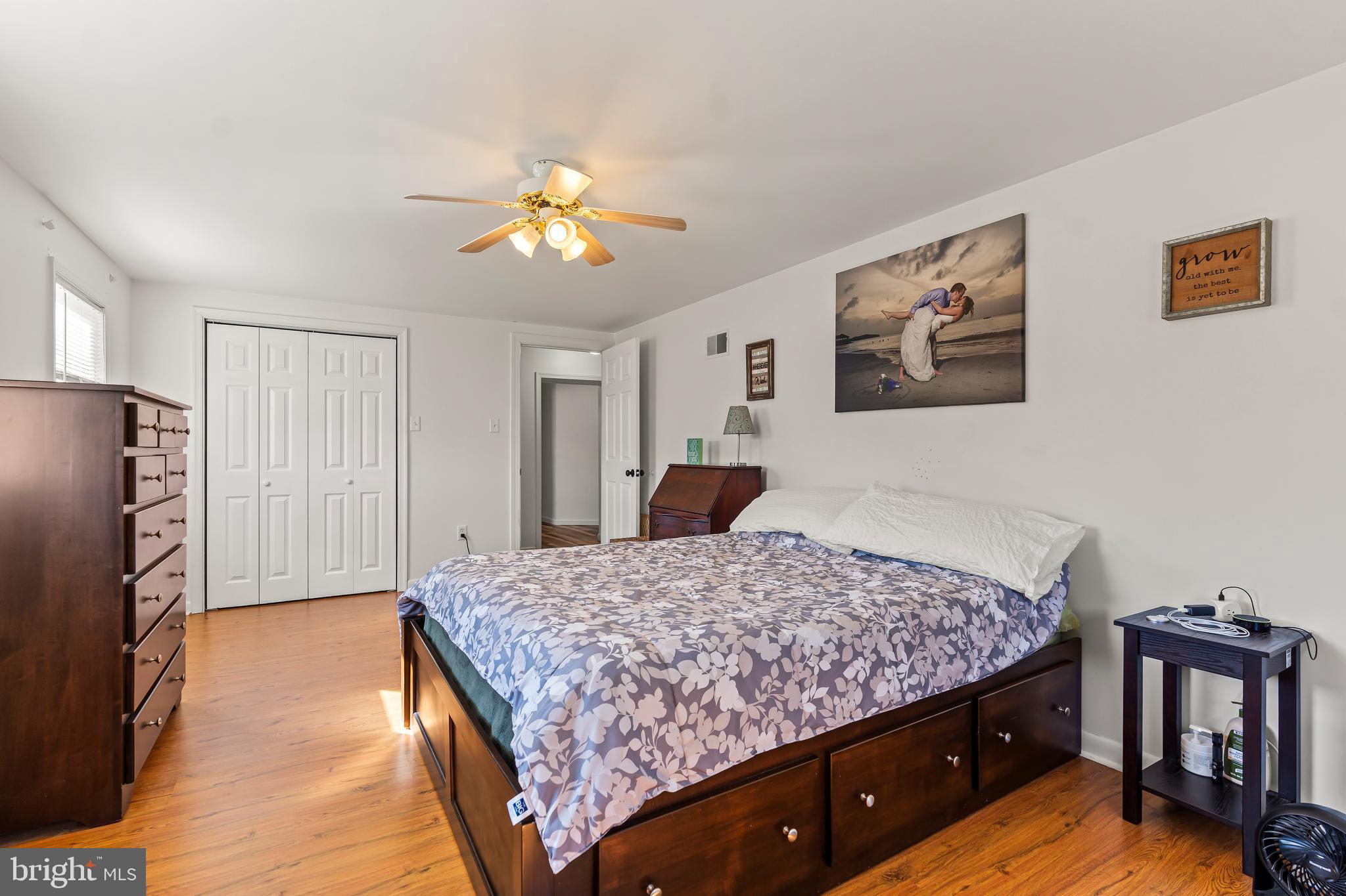 13608 Maryland Avenue Blue Ridge Summit, PA 17214 - Photo 51 of 80 a bedroom with a bed and a flat screen tv