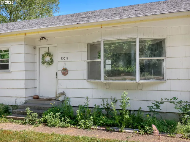 a view of a entryway door front of house