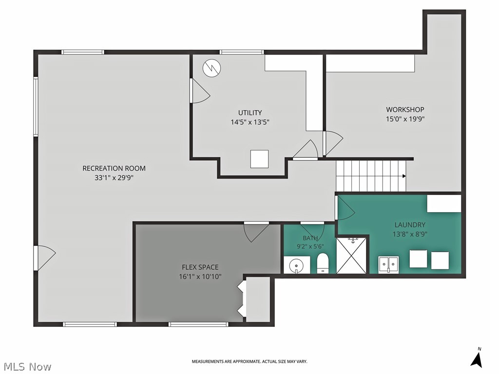4587 Ranchwood Road Akron, OH 44333 - Photo 44 of 44 Floor Plan - Lower Level