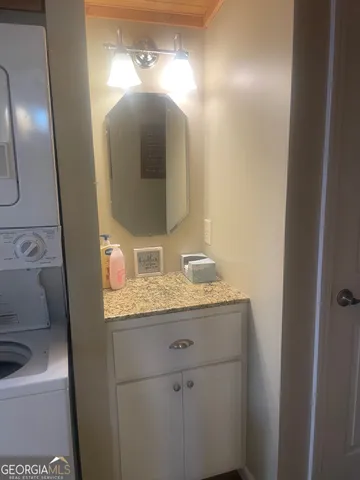 a room with storage and utility