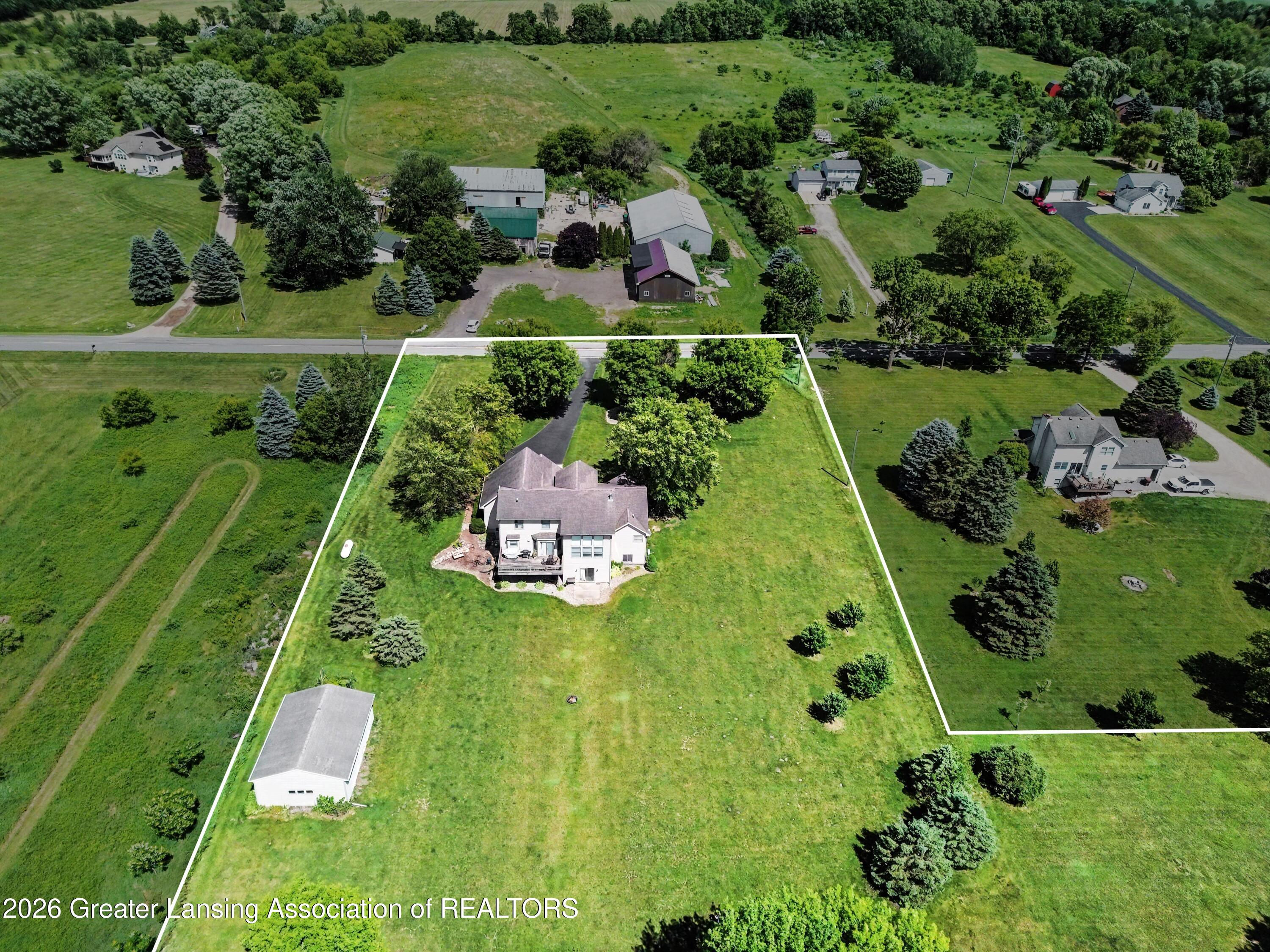 2626 South Edgar Road Mason, MI 48854 - Photo 22 of 28 Aerial