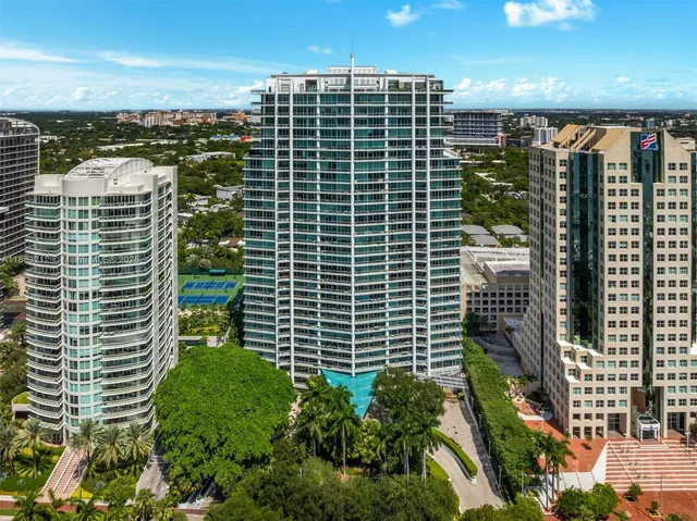 a view of a city from a balcony