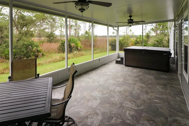 a view of a city from a balcony