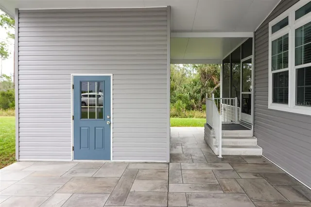 a view of a house with a porch