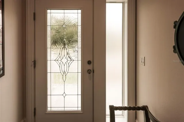 a view of an entryway