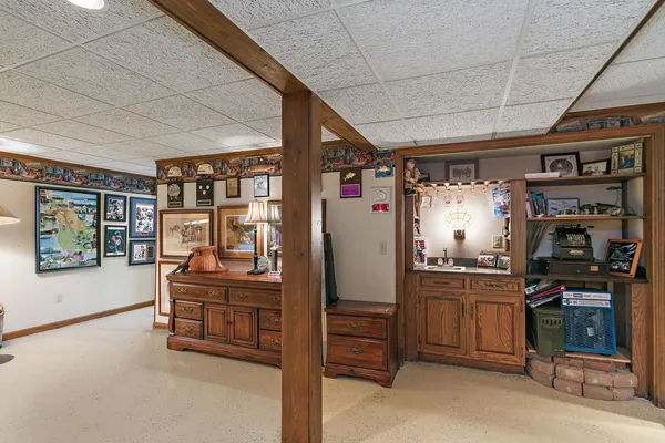 a view of car garage