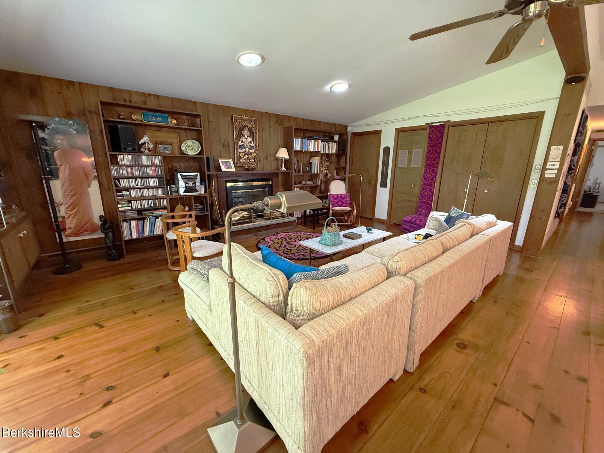 58 Evergreen Road Otis, MA 01029 - Photo 5 of 27 a living room with furniture and a flat screen tv