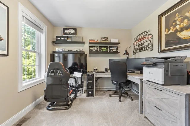 a view of a workspace with a window