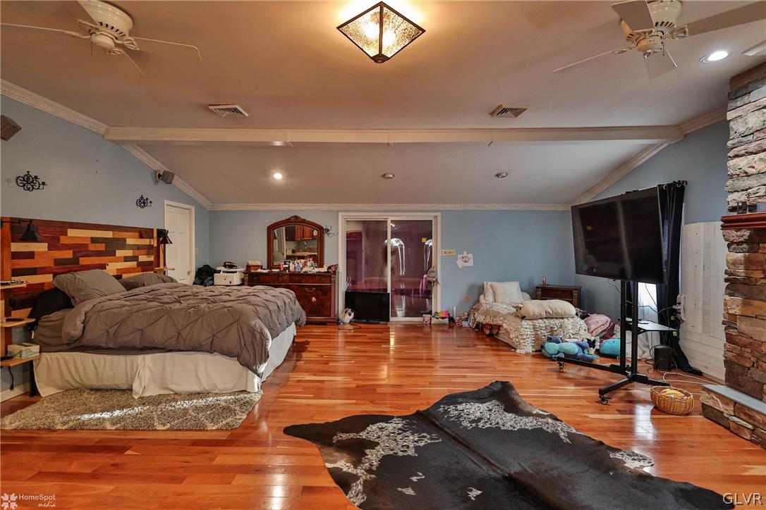 292 East Moorestown Road Wind Gap, PA 18091 - Photo 26 of 46 a large bedroom with bed and window