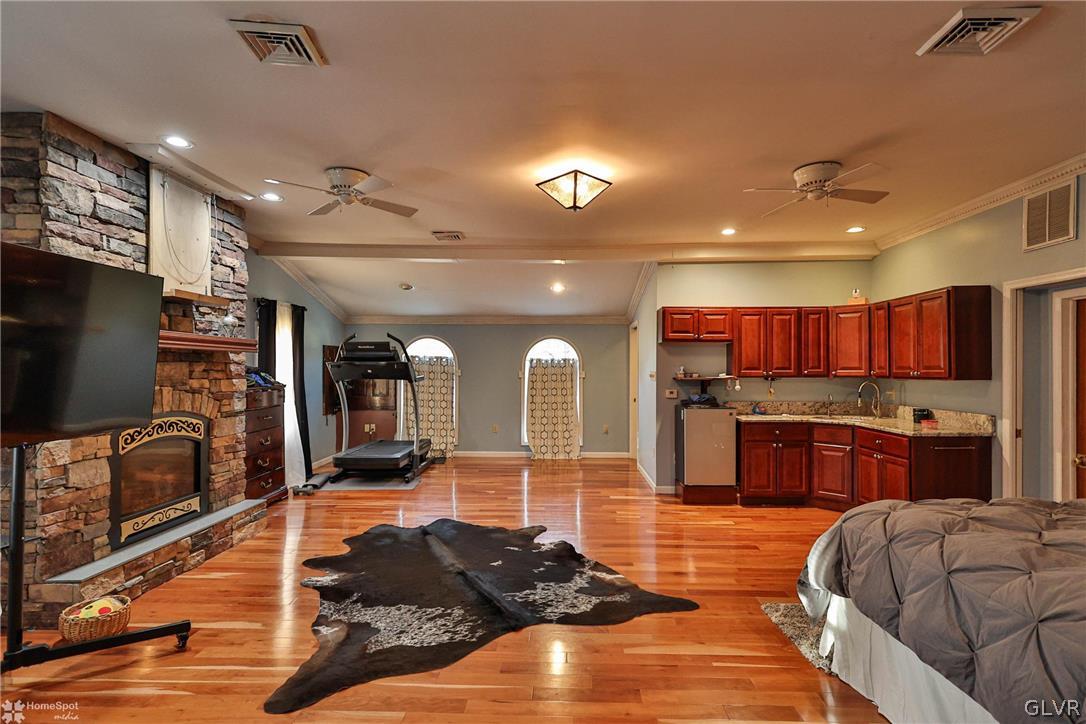 292 East Moorestown Road Wind Gap, PA 18091 - Photo 27 of 46 a large room with stainless steel appliances lots of counter space and furniture