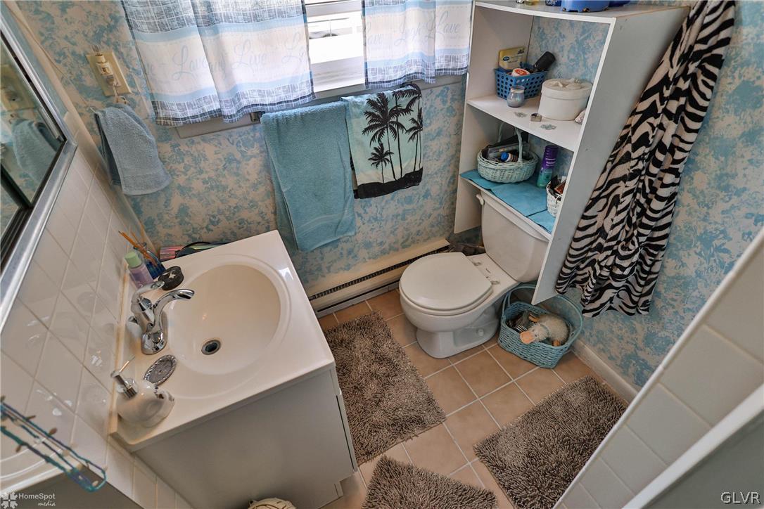 292 East Moorestown Road Wind Gap, PA 18091 - Photo 10 of 46 a bathroom with a toilet and a sink