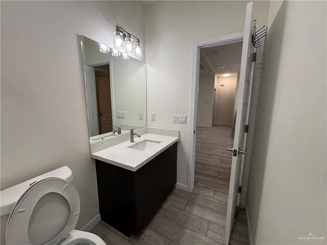 a view of storage and utility room with empty racks