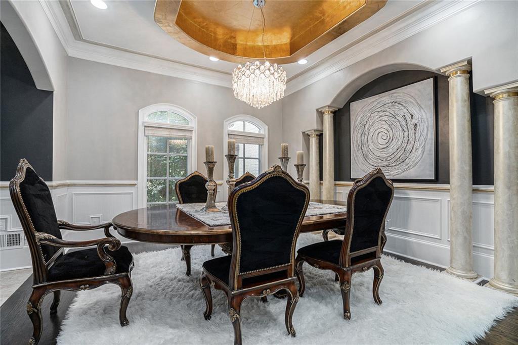 4025 Cascade Road Atlanta, GA 30331 - Photo 4 of 48 a view of a dining room with furniture and a chandelier