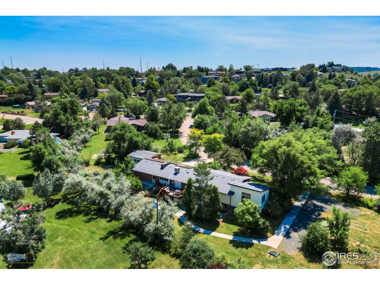 6423 Clearview Road Boulder, CO 80303 - Photo 33 of 40 an aerial view of multiple house