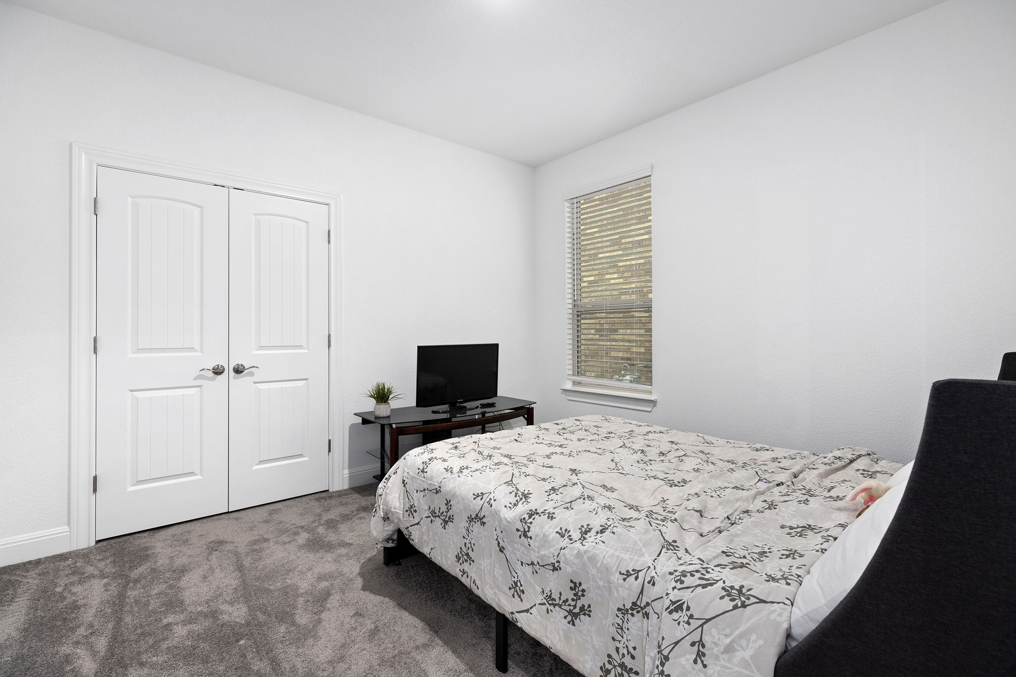 116 Raleigh Drive Georgetown, TX 78633 - Photo 22 of 28 A well-lit bedroom features plush carpeting and a convenient double-door closet.