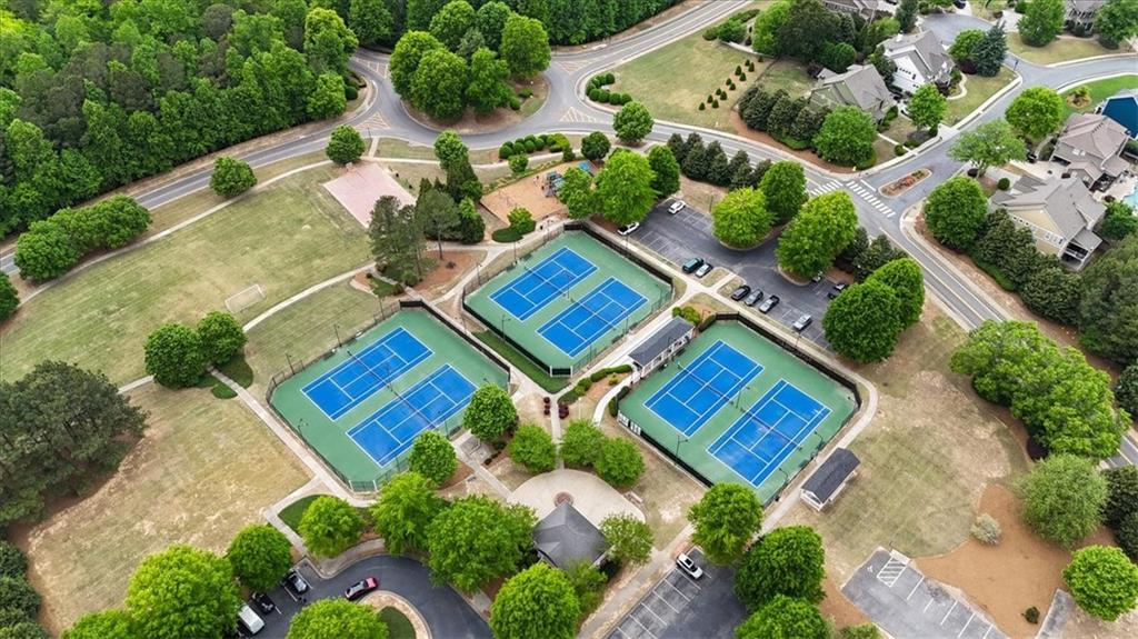 201 Providence Lane Canton, GA 30114 - Photo 43 of 50 an aerial view of a house a yard and outdoor space