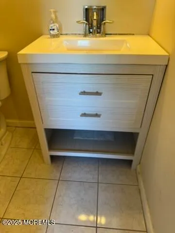 a bathroom with a sink