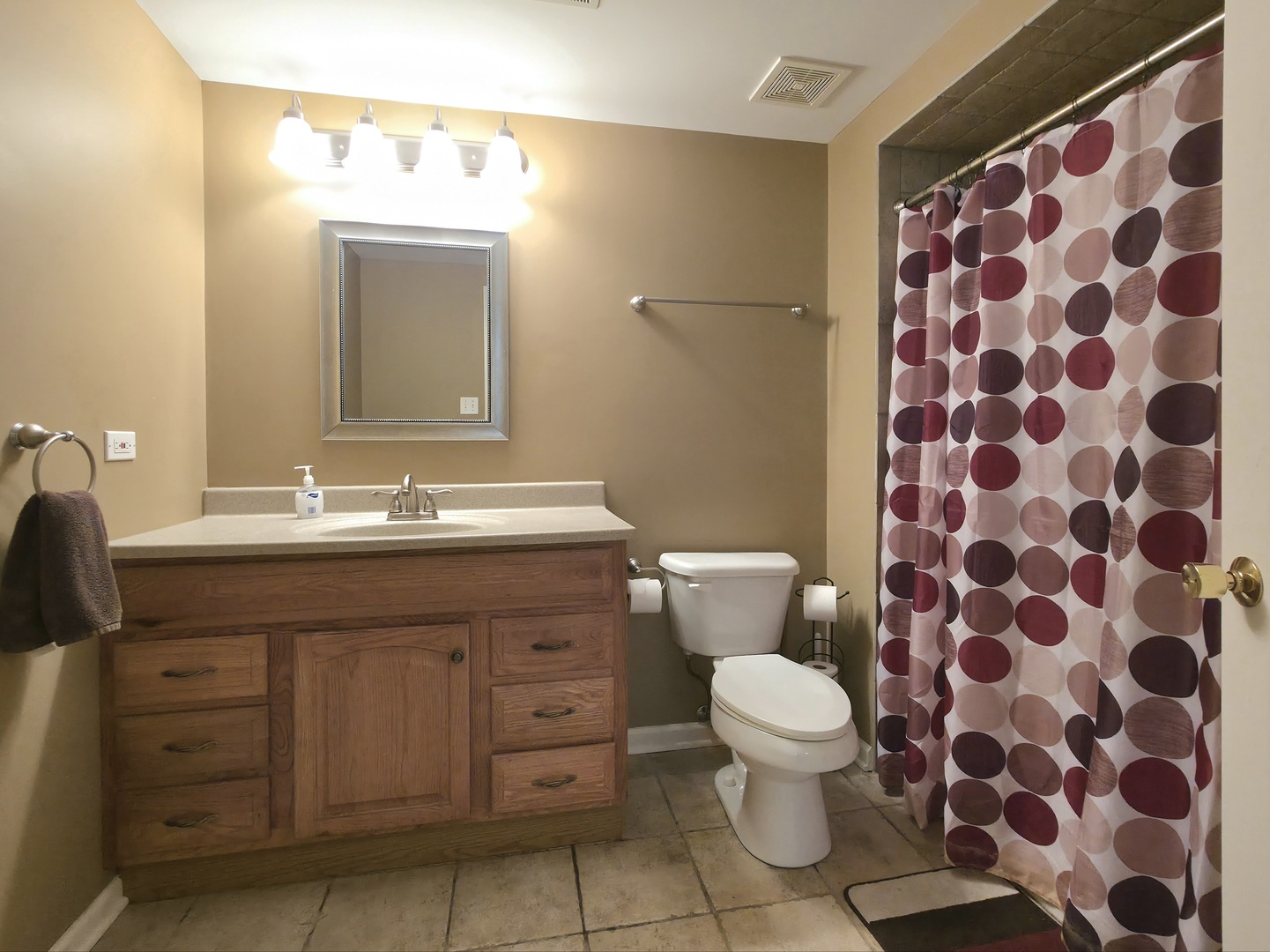 10160 Lancaster Drive Mokena, IL 60448 - Photo 19 of 41 a bathroom with a double vanity sink a toilet and a mirror