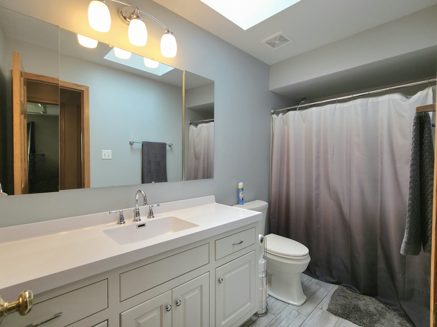 10160 Lancaster Drive Mokena, IL 60448 - Photo 31 of 41 a bathroom with a double vanity sink toilet and a mirror