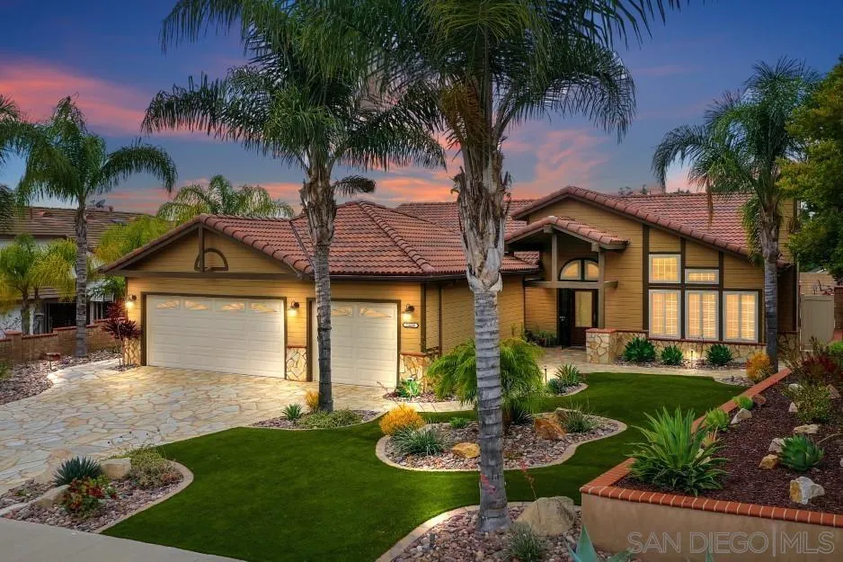 14420 Silver Heights Road Poway, CA 92064 - Photo 2 of 73 a front view of a house with garden