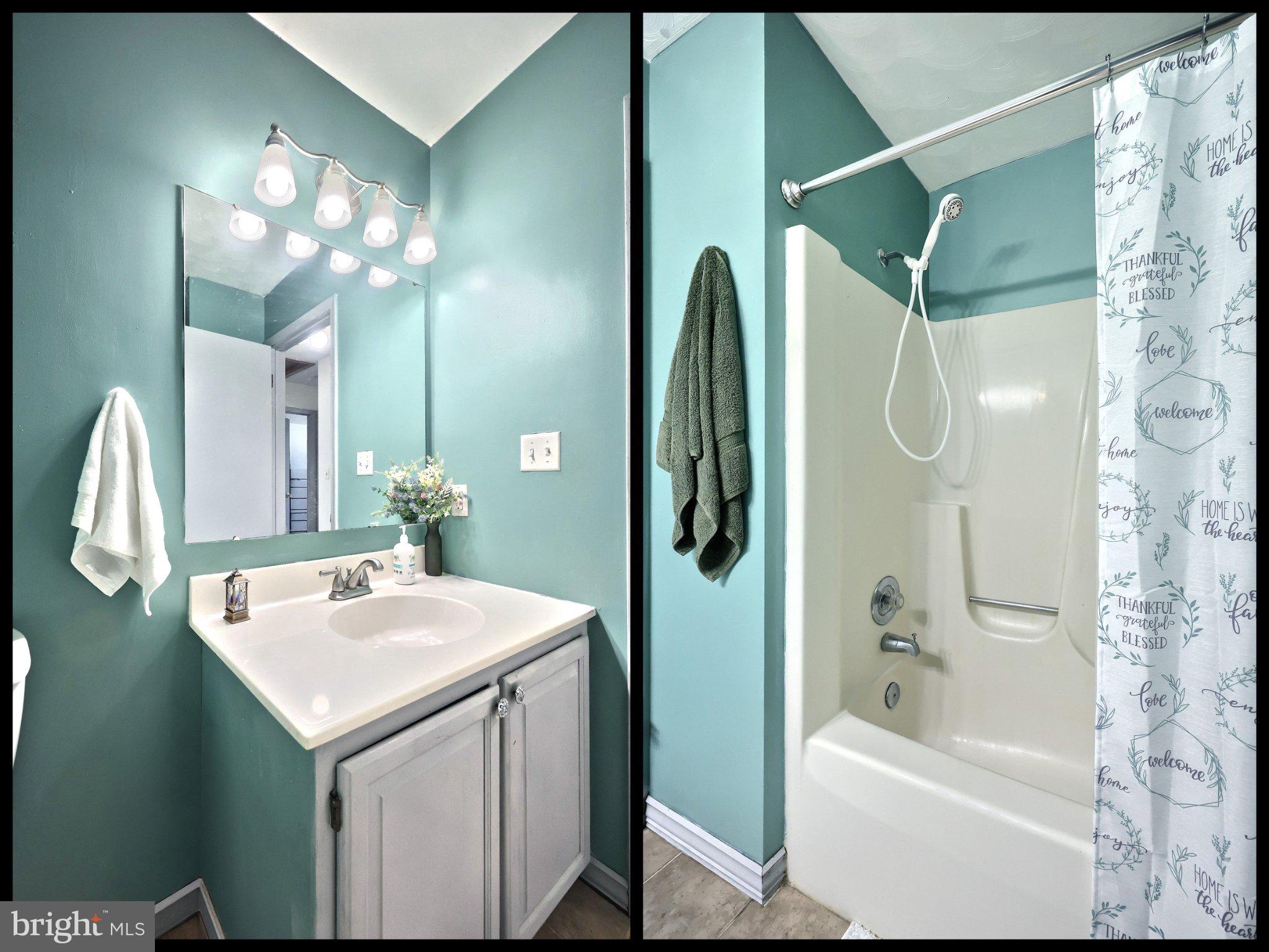 3116 Grandview Road Hanover, PA 17331 - Photo 12 of 35 Charming aqua bathroom retreat.