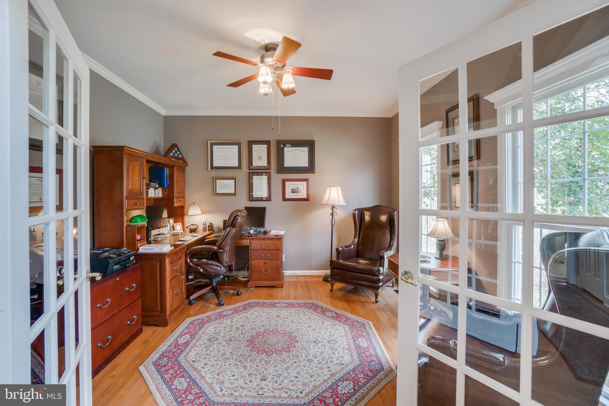 5 Ruffian Drive Stafford, VA 22556 - Photo 10 of 57 Home Office with French Doors.
