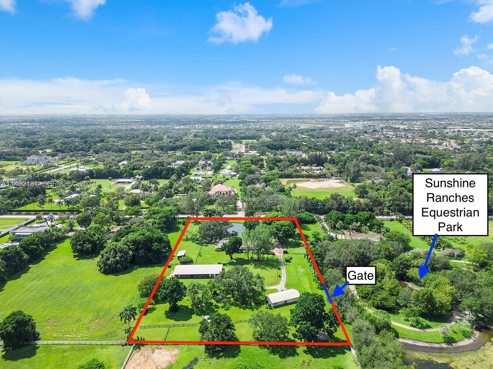 14490 Stirling Road Southwest Ranches, FL 33330 - Photo 3 of 52 Property gate gives Access to park