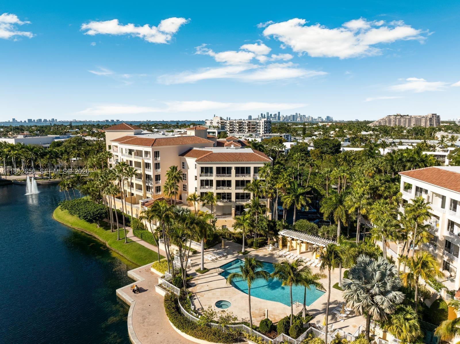 701 Crandon Boulevard, Unit 302 Key Biscayne, FL 33149 - Photo 23 of 26 a view of a lake in middle of the house