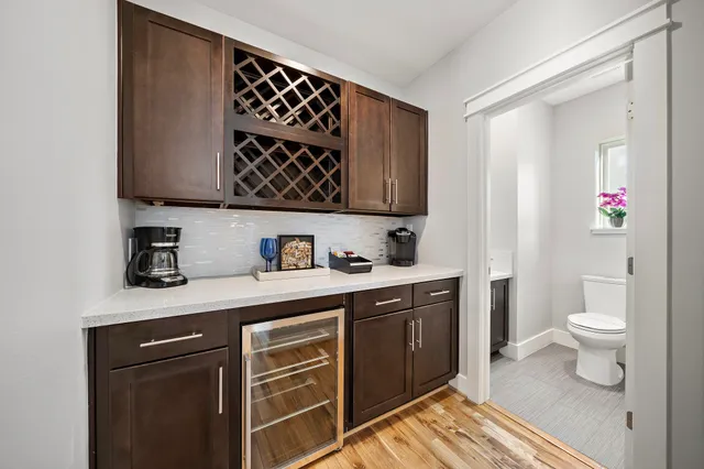 a view of a bathroom with a sink and a toilet