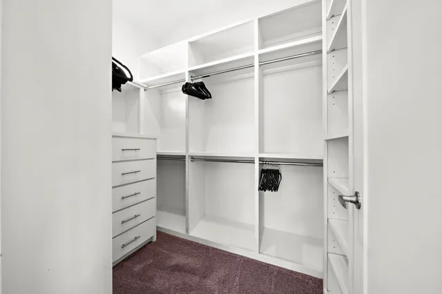 a view of walk in closet