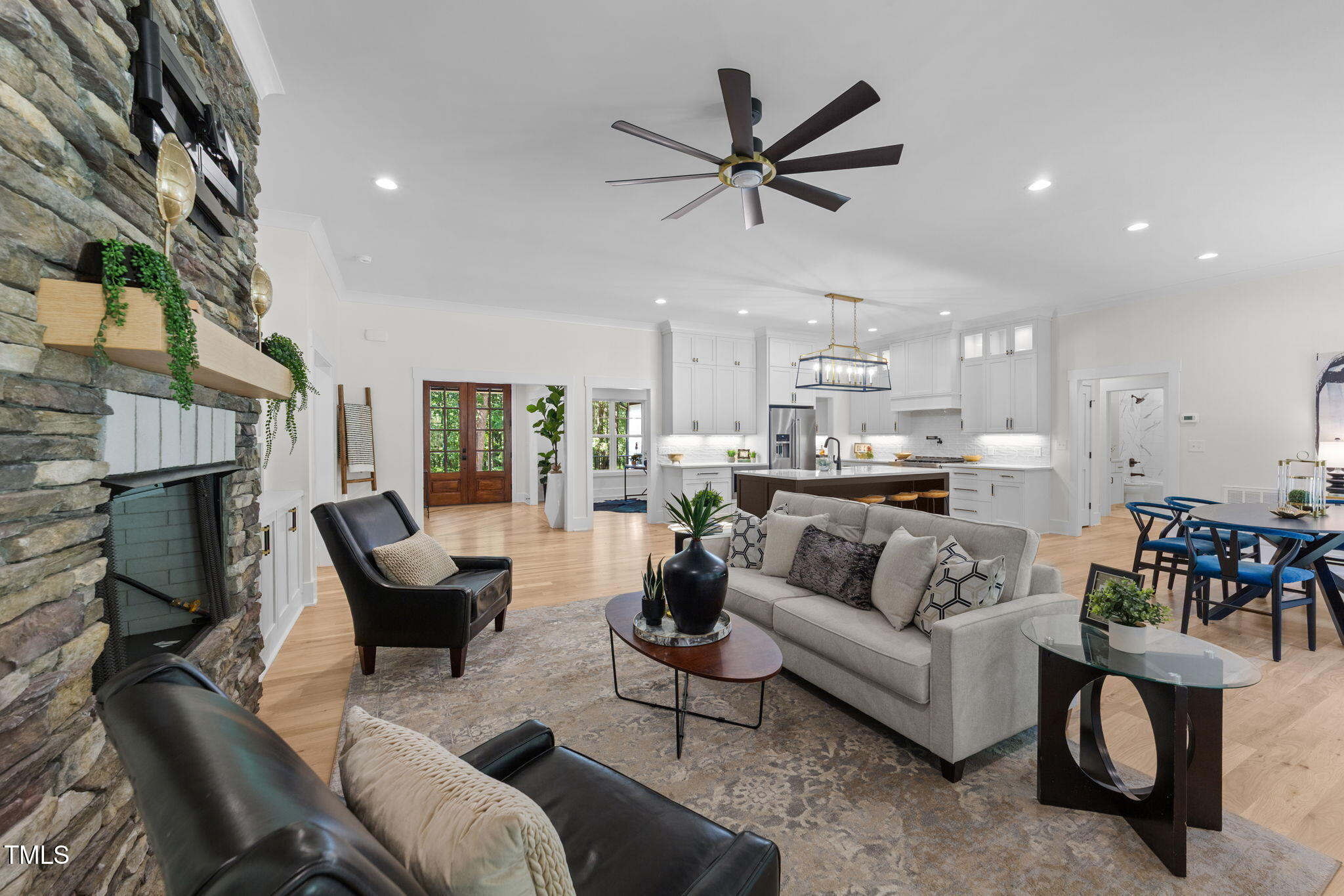 2817 Silk Hope Gum Springs Road Pittsboro, NC 27312 - Photo 11 of 56 a living room with furniture