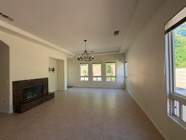 a view of main area and fire place