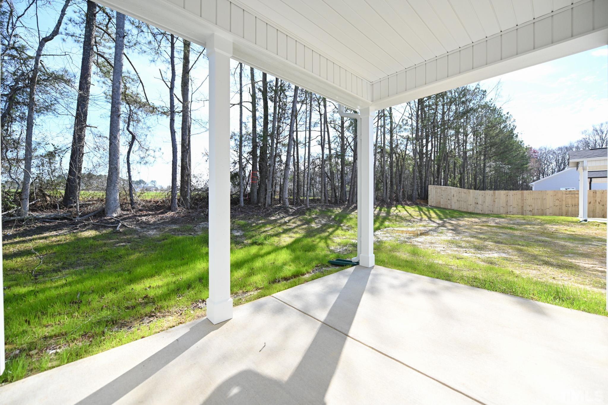 23 Chris Todd Way Angier, NC 27501 - Photo 27 of 28 a view of backyard with green space