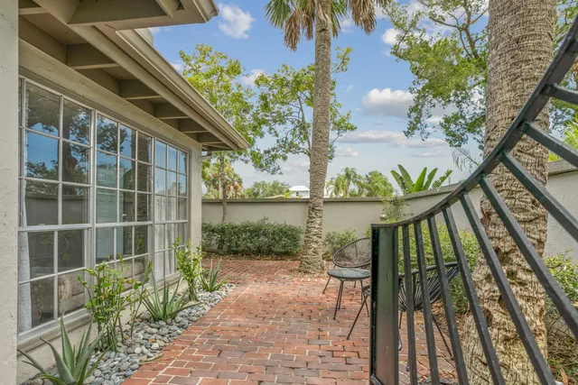 a view of lake from balcony