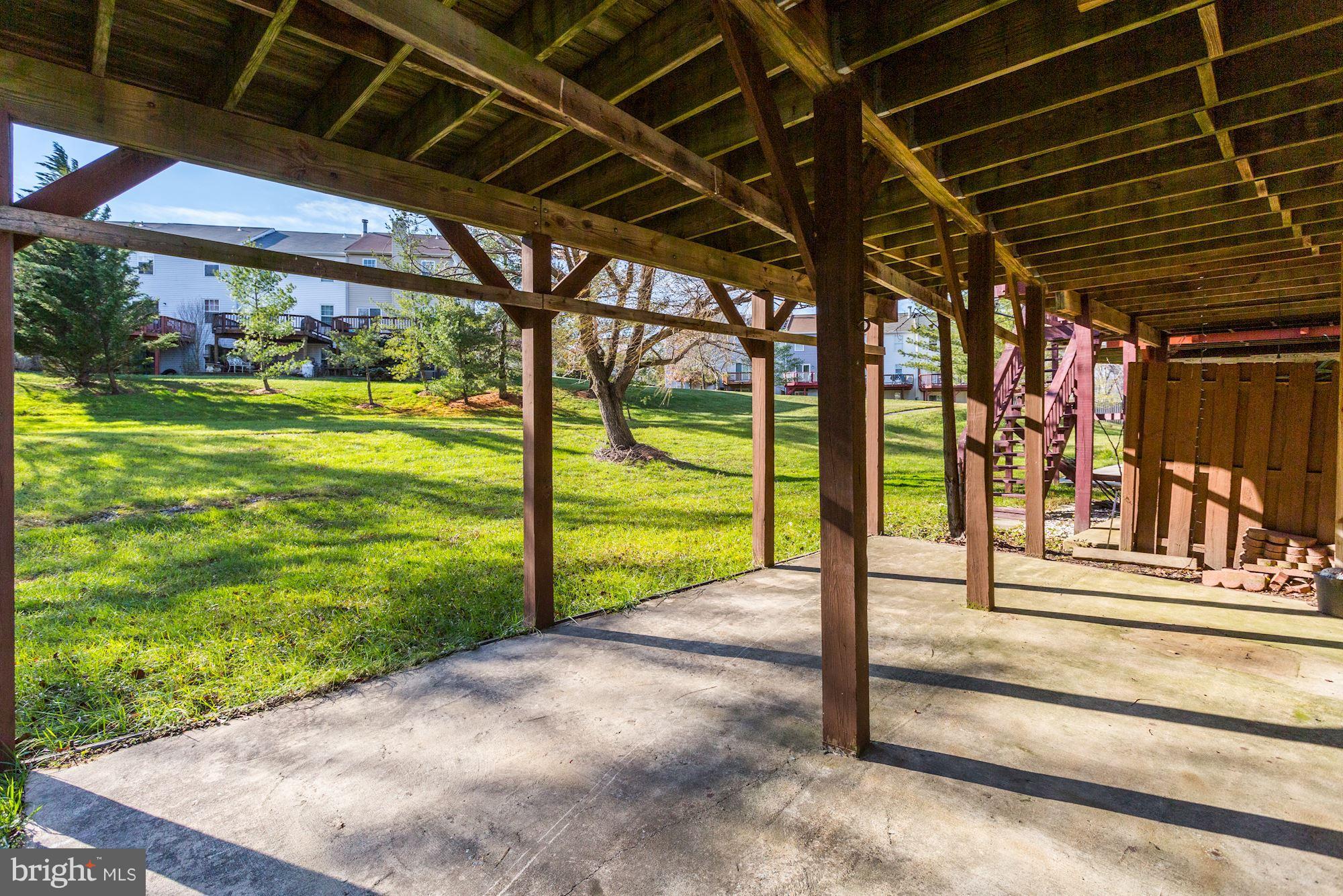 6819 Mayfair Road Laurel, MD 20707 - Photo 34 of 40 Patio under deck
