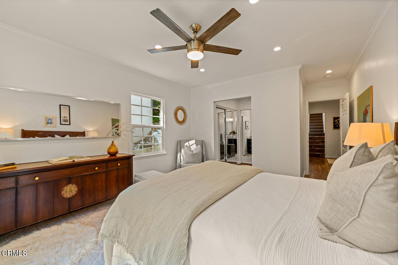 1425 Hillside Drive Glendale, CA 91208 - Photo 24 of 68 a bed room with a bed and a large window