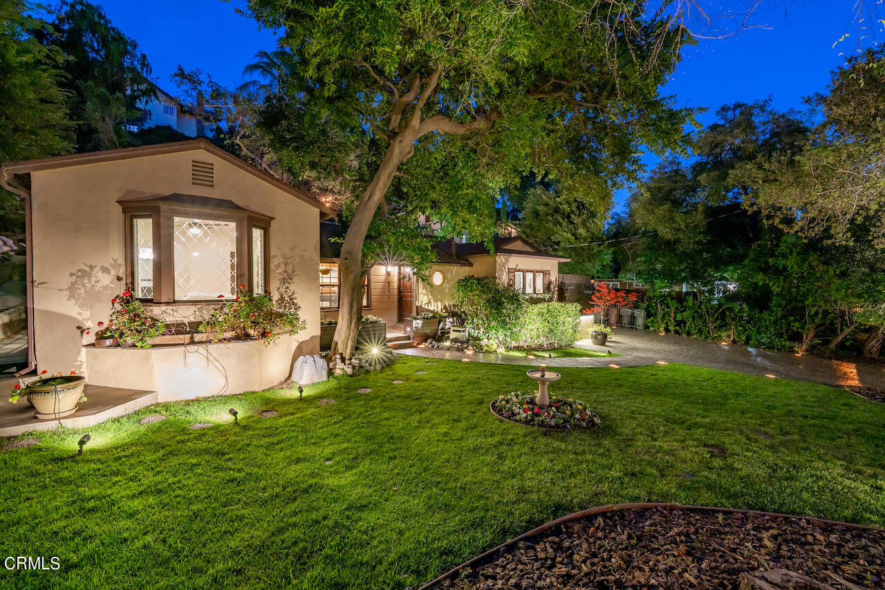 1425 Hillside Drive Glendale, CA 91208 - Photo 3 of 68 a view of a house with a big yard potted plants and large tree
