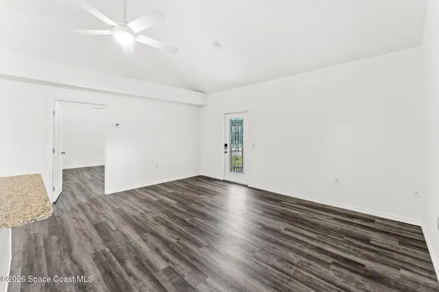 a view of a backyard with a garden