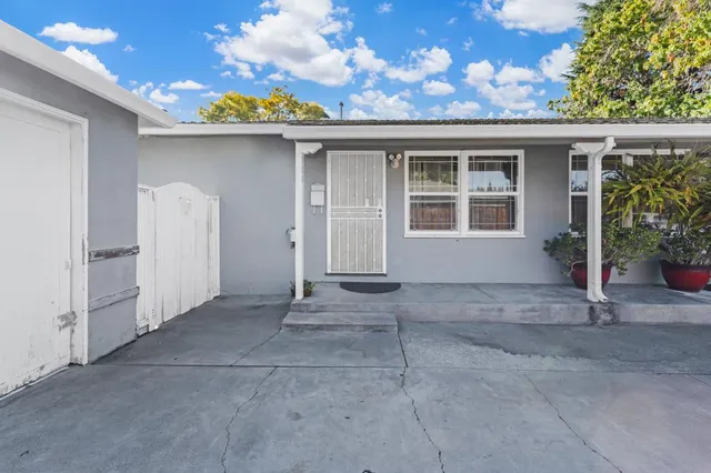 a house with a outdoor space