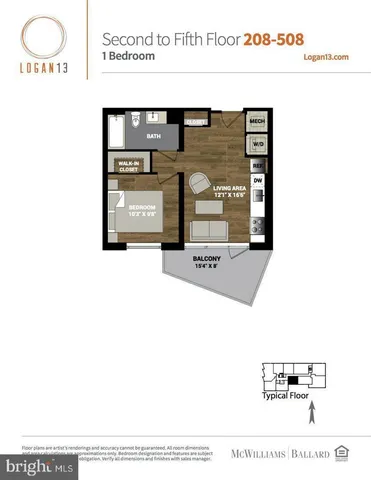 $399,990 | 1311 13th Street Northwest, Unit 308, Washington, DC 20005