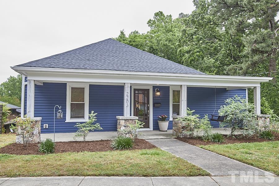 2203 Chapel Hill Road Durham, NC 27707 - Photo 1 of 37 front view of a house and a yard