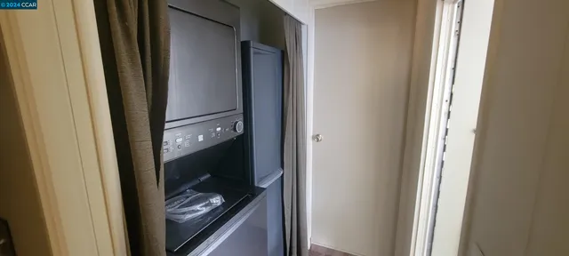 a close view of walk in closet