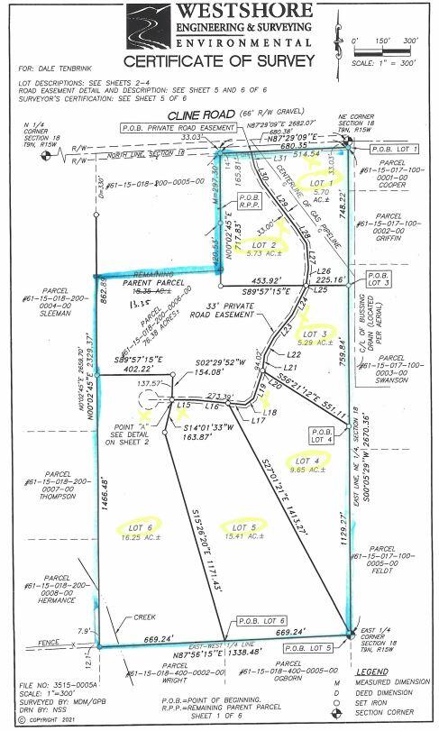 4799 Cline Road Fruitport, MI 49415 - Photo 2 of 60 Survey 71 acres
