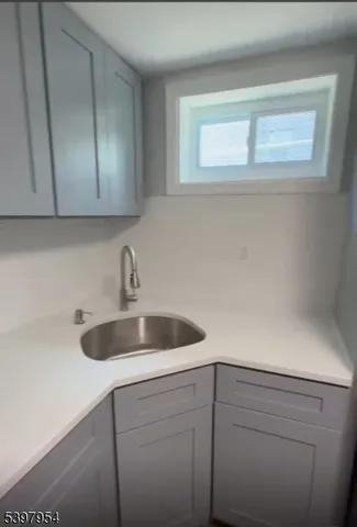 a close view of sink and tap