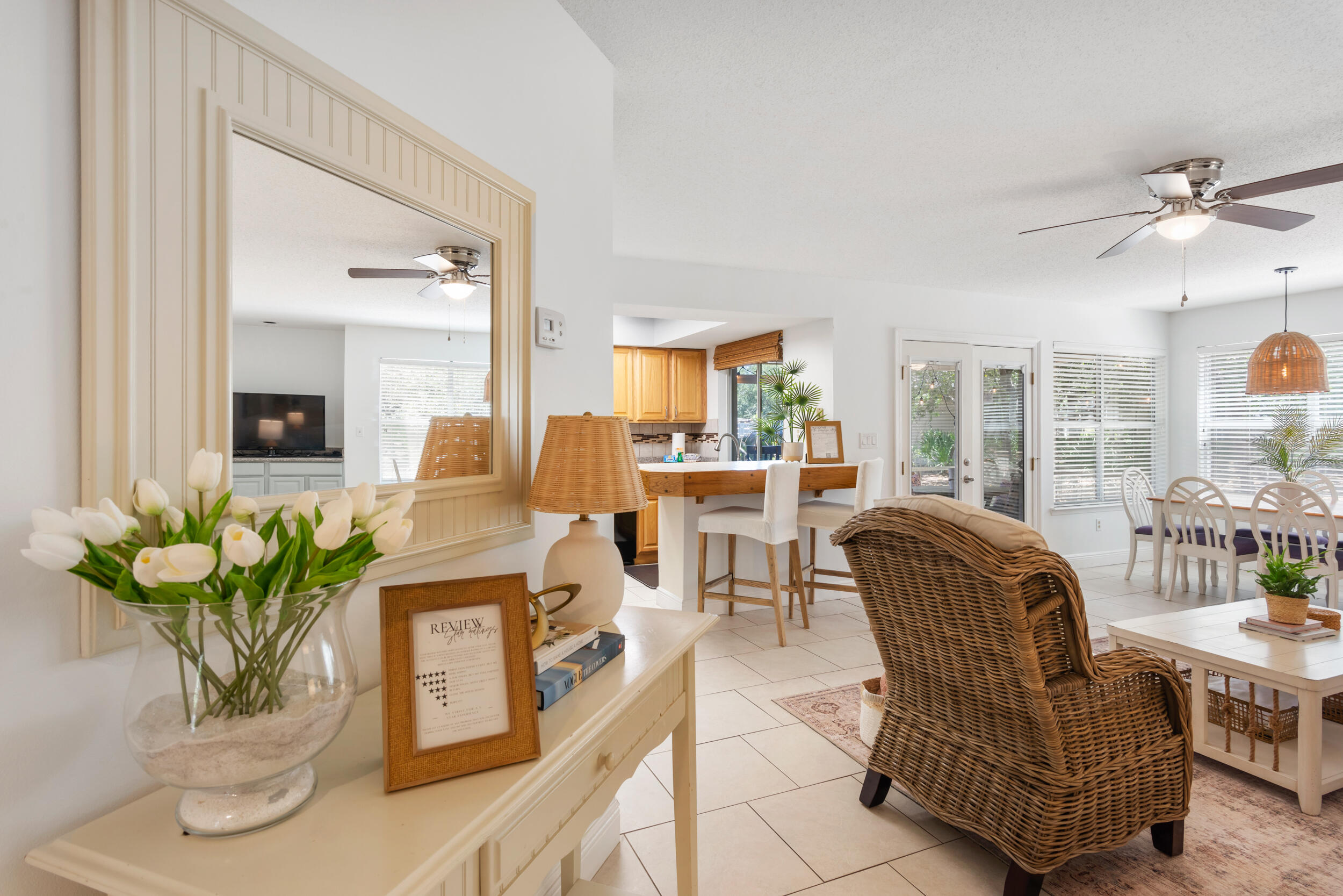 9815 Highway 98, Unit 144 Miramar Beach, FL 32550 - Photo 6 of 70 a living room with furniture flowerpot and wooden floor